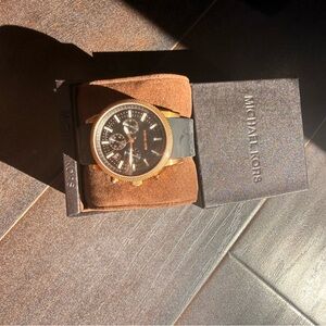 Michael Kors Gold-Tone Chronograph Watch